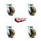 Service Caster 5 Inch High Temp Phenolic Wheel Swivel Caster Set with Roller Bearings SCC SCC-30CS520-PHRHT-4 - alternate 2